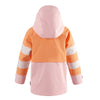 Roaring Mouse regenjas van Gosoaky | Mary's Rose Pink regenjas voor kinderen, waterdicht en voorzien van speelse gestreepte mouwen. | Verkrijgbaar bij Little Fashion Addict