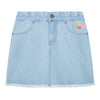 Littlefashionaddict - Hundred Pieces pale blue jeansrokje | Verkrijgbaar vanaf 6 tot 12 jaar bij Little Fashion Addict