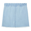 Littlefashionaddict - Hundred Pieces pale blue jeansrokje | Verkrijgbaar vanaf 6 tot 12 jaar bij Little Fashion Addict