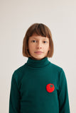 Donkergroene meisjes coltrui met tomatenprint van Letter To The World | Verkrijgbaar bij Little Fashion  Addict