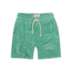 Terry Bermuda Shorts in Botanical Green voor jongens uit de Sorbet Sunday collectie van Sproet & Sprout | Verkrijgbaar bij Little Fashion Addict