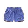 Jongens terry sport short in Blue Bell met trekkoord uit de Sorbet Sunday collectie van Sproet & Sprout | Verkrijgbaar bij Little Fashion Addict